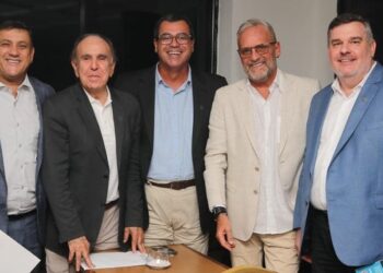 Diretoria da Conttmaf presente na posse da FNP